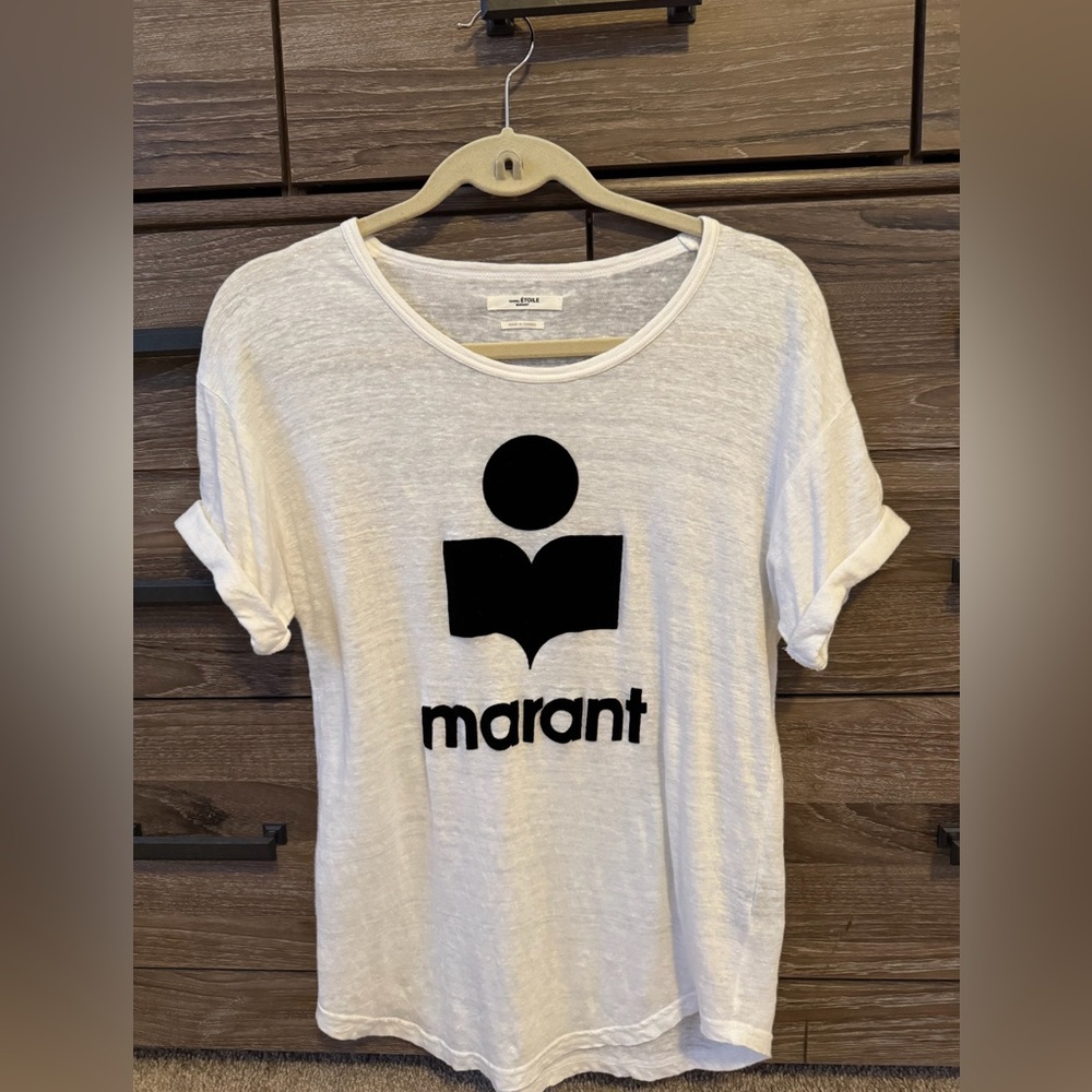 Isabel Marant Etoile Koldi Linen T-shirt - Medium